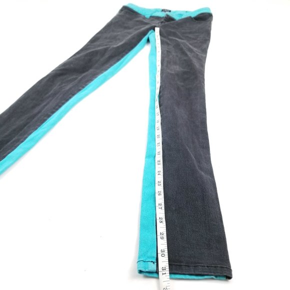 TRIPP NYC | Split Personality Skinny Jeans Blue 25 - Picture 11 of 11